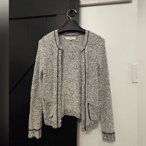 Loft size XS jacket. Grey and black.